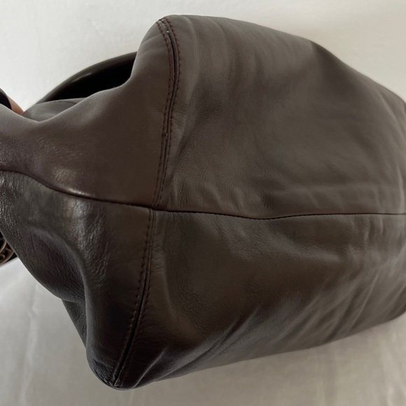 Bvlgari Brown Leather Hobo Shoulder Bag - Picture 13 of 15